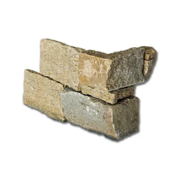 Verblendstein Granit BEIGE - Préassemblé + Angles Minéral Naturstein