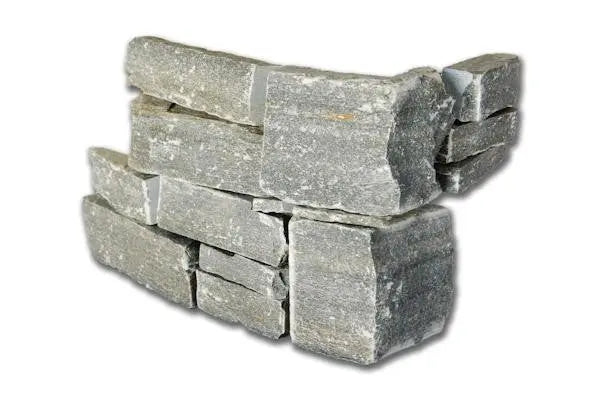 Parement QUARTZITE SLIVERT - Préassemblé + Angles - Minéral Pierre Naturelle