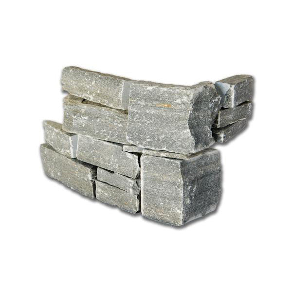 Parement QUARTZITE SLIVERT - Préassemblé + Angles Minéral pierre naturelle