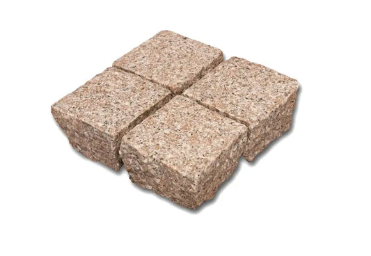Pflaster Granit ROSA DORA bouchardé - Minéral Naturstein