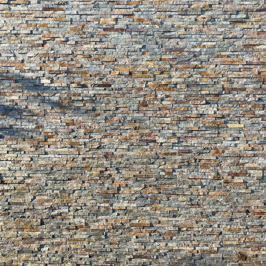 Parement précollé en SCHISTE FERRUGEM Minéral pierre naturelle