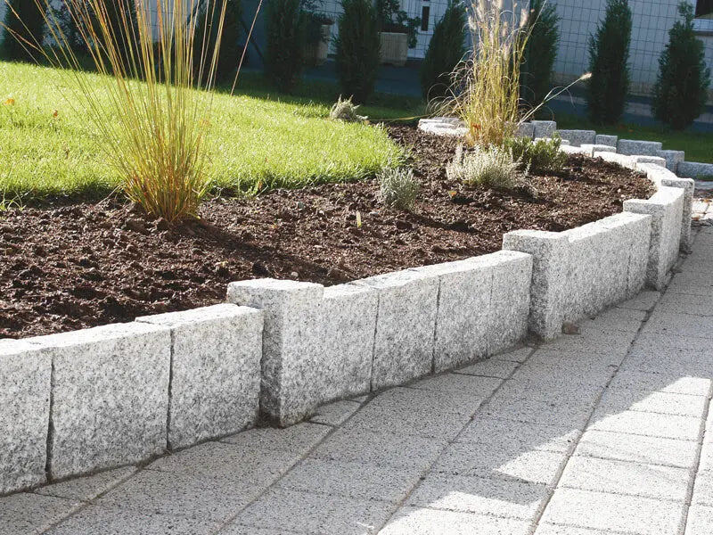 Palissade en granit SILVERSAND Broché - Minéral Pierre Naturelle