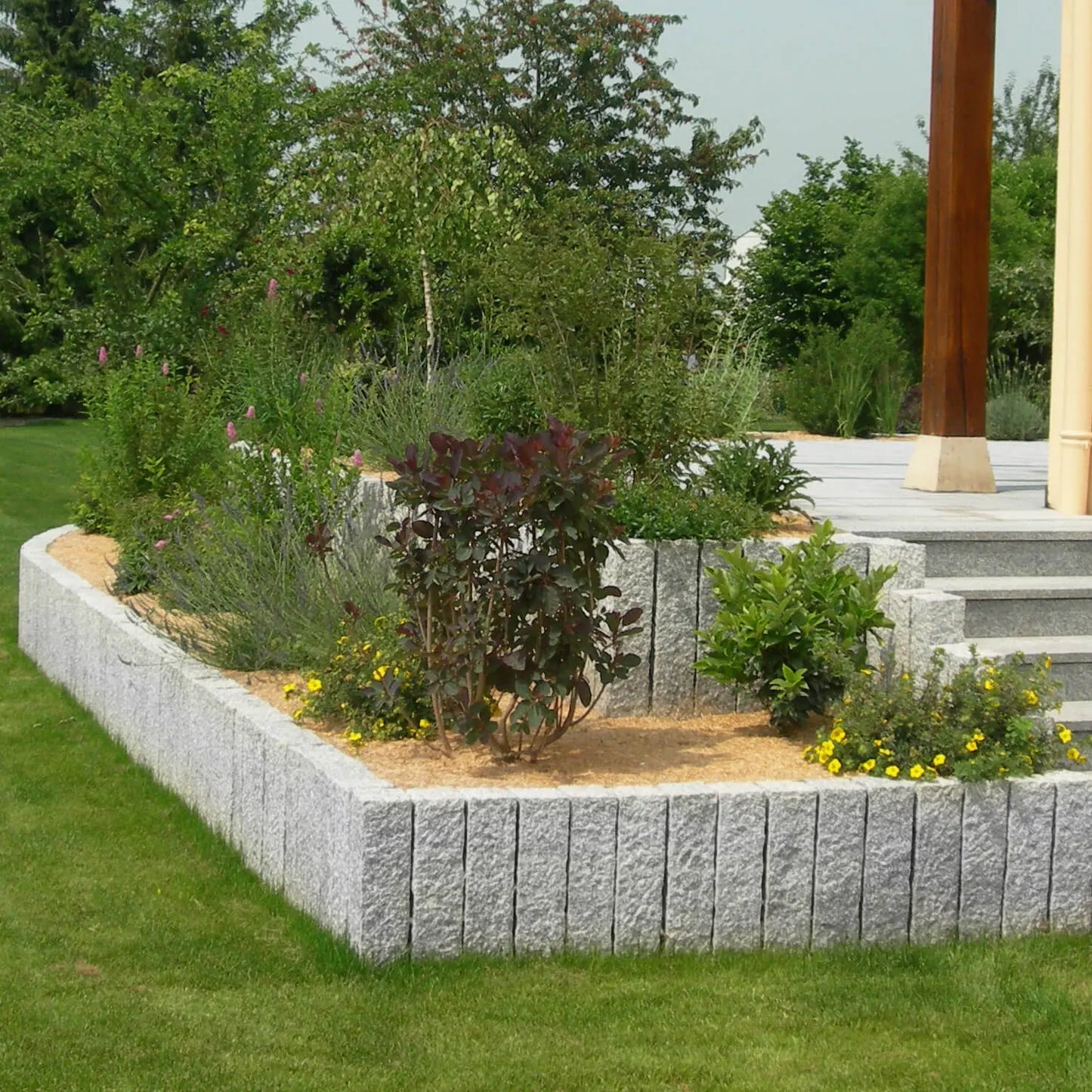 Palissade en granit SILVERSAND Broché - Minéral Pierre Naturelle