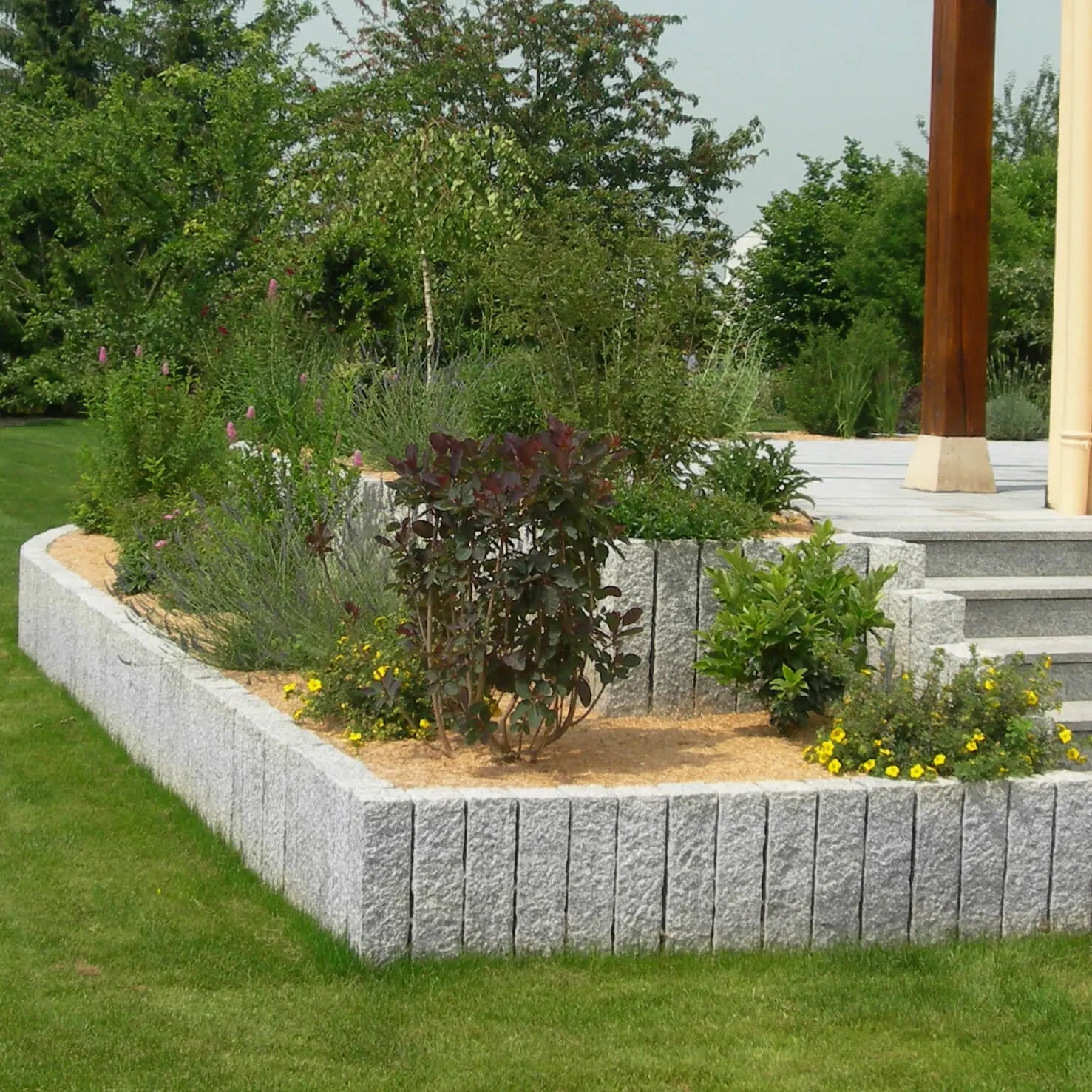 Palissade en granit SILVERSAND Broché - Minéral Pierre Naturelle