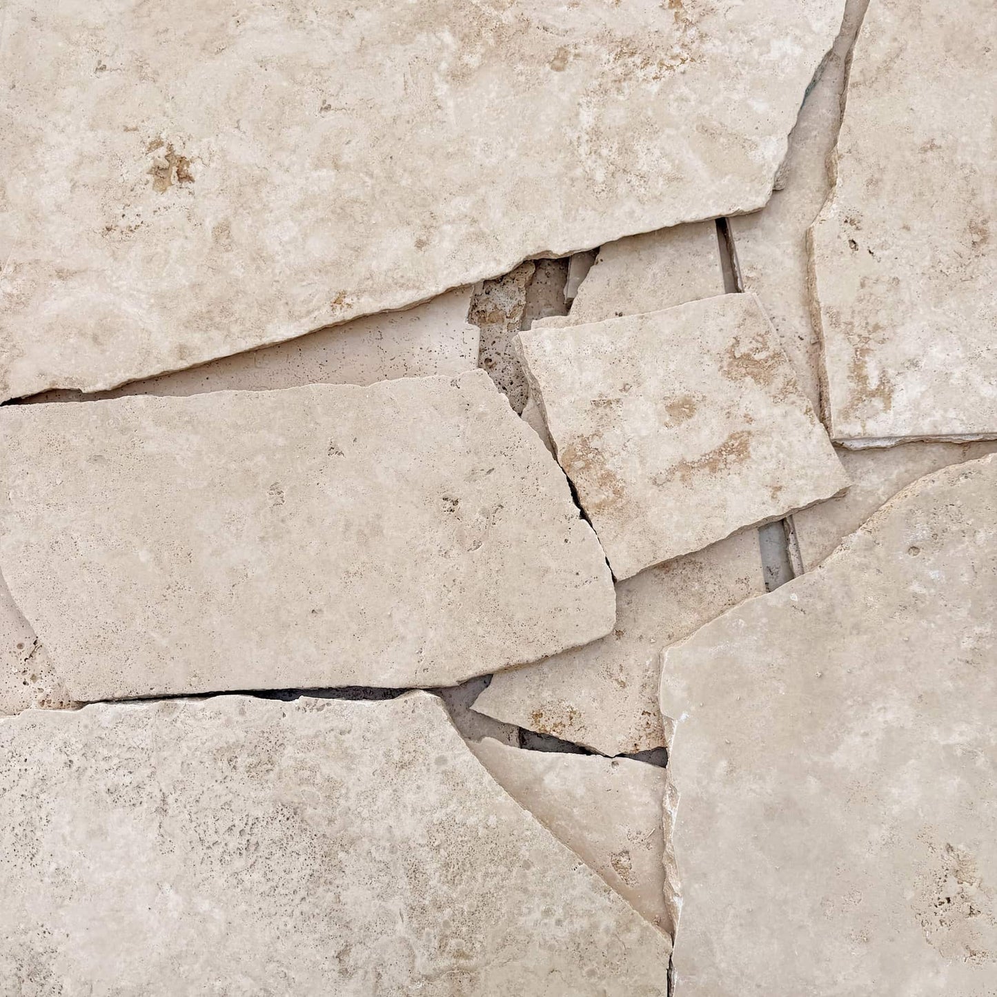 Opus Incertum en TRAVERTIN - Grand format Minéral pierre naturelle