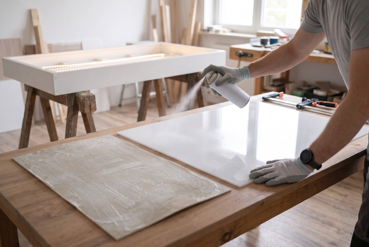 Backlit translucent veneer