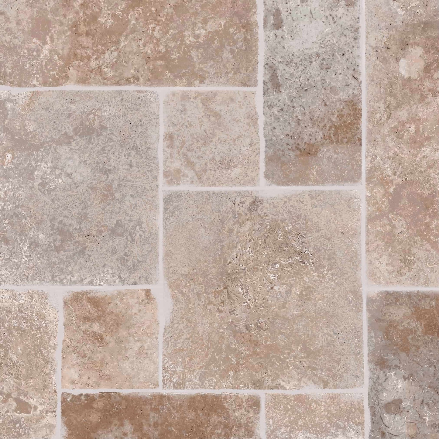 Dallage intérieur en TRAVERTIN RUSTIC - Minéral Pierre Naturelle