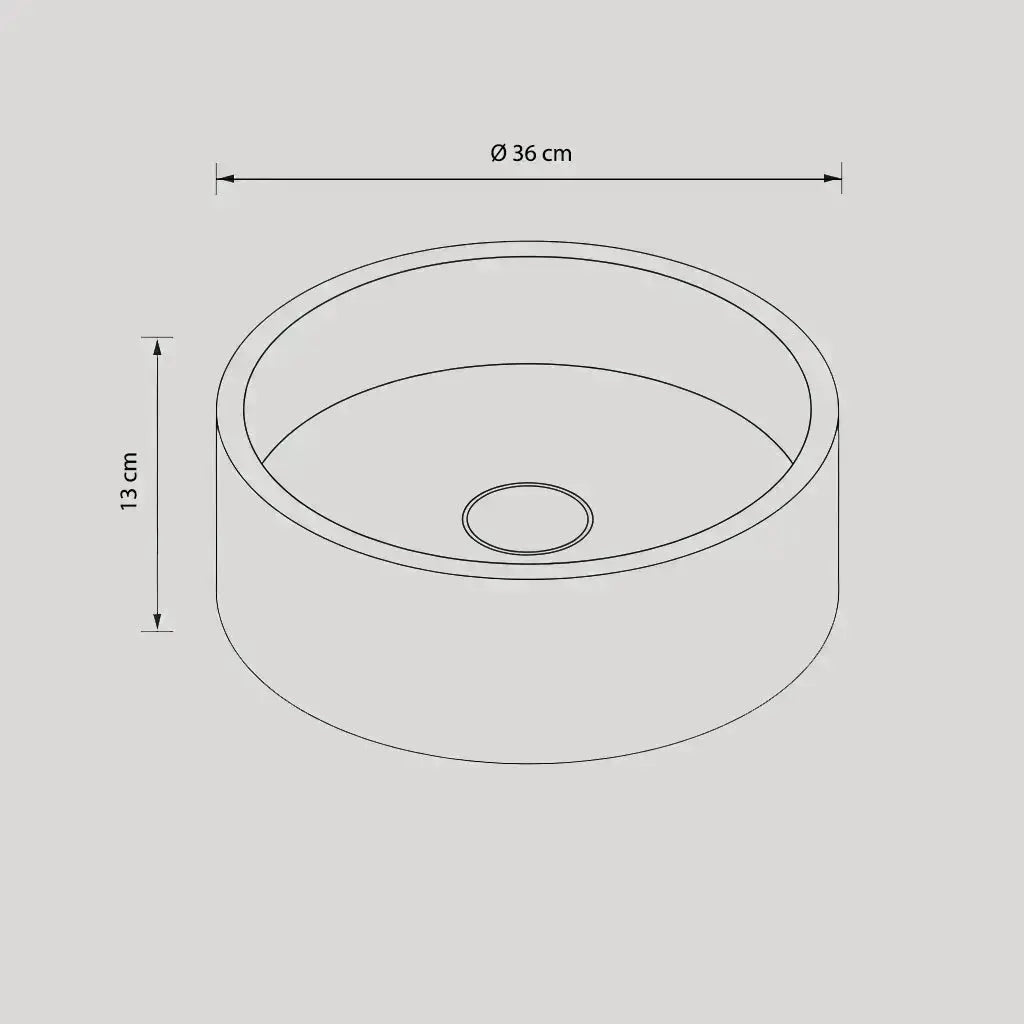 Vasque ronde en marbre GRAND ANTIQUE D'AUBERT Minéral pierre naturelle