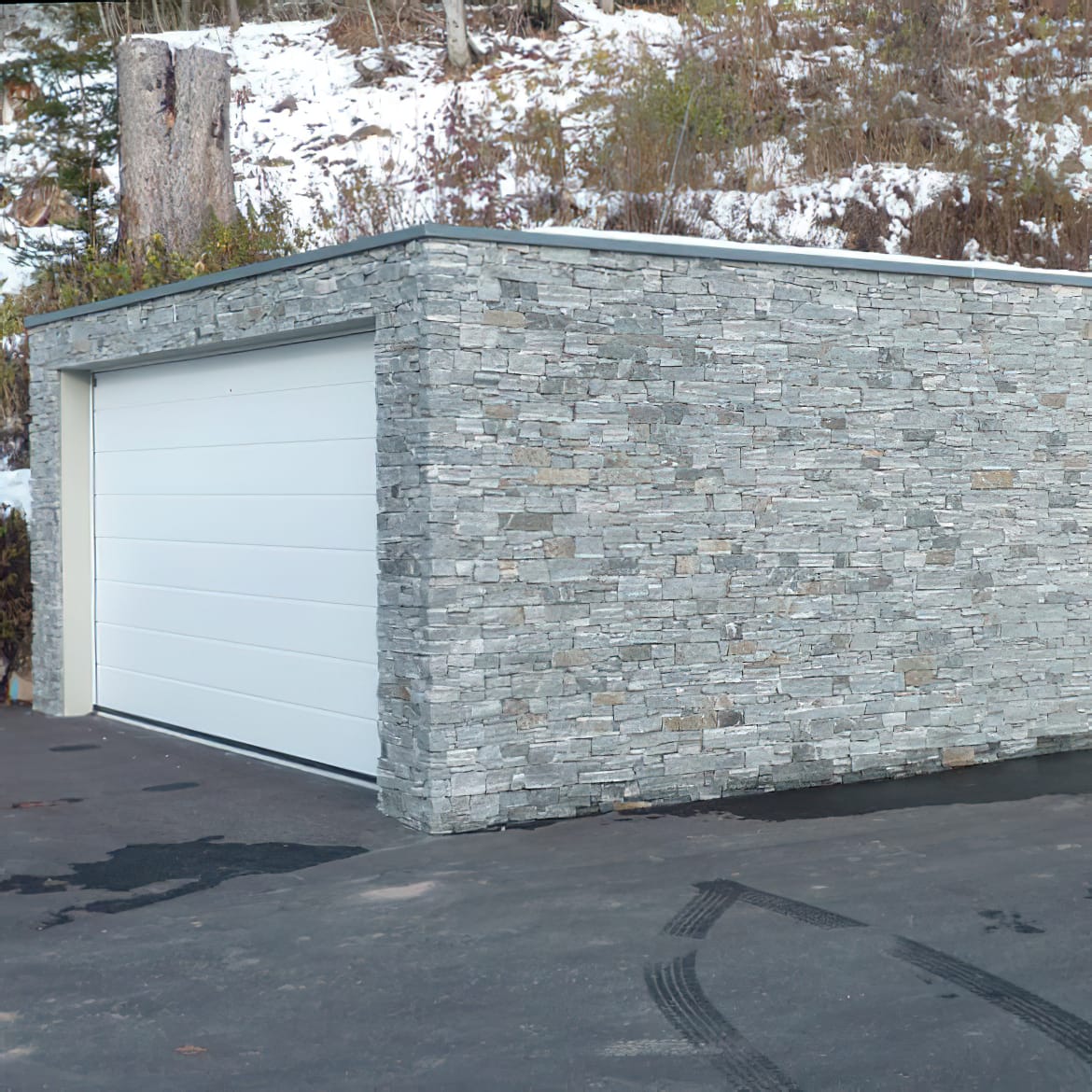Verblender Granit MOUNTAIN GREY + Winkel