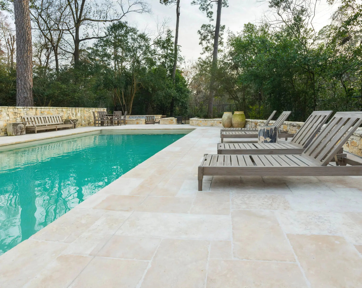 How to lay natural stone outdoor paving?