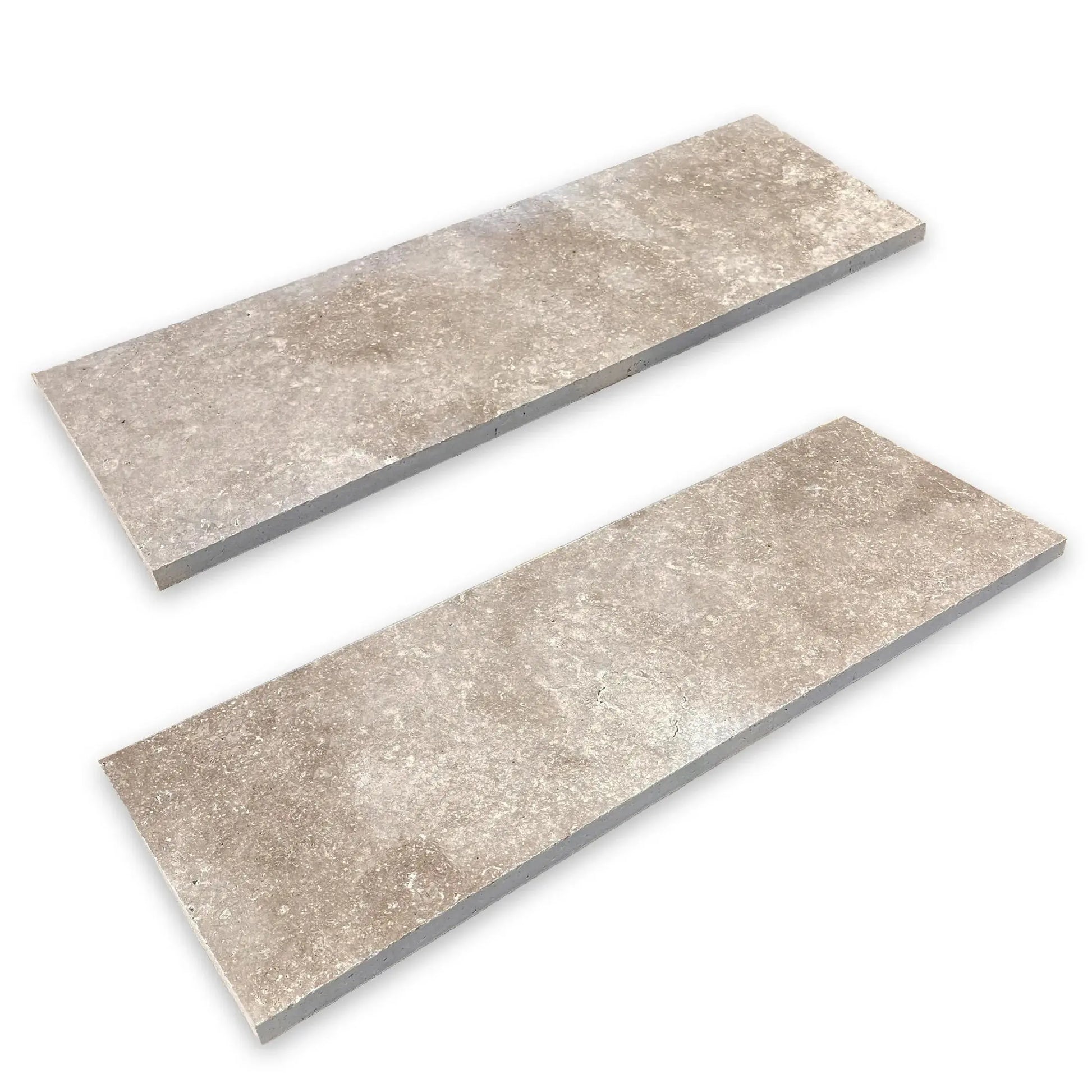 Margelle en TRAVERTIN MIX - Bords droits - Minéral Pierre Naturelle