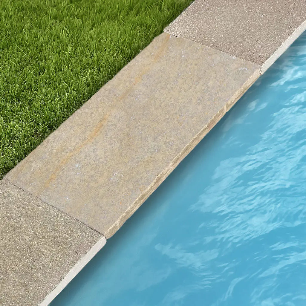Poolumrandung Kalkstein LIMA BEIGE Minéral Naturstein