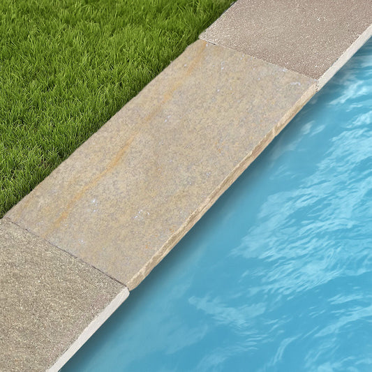 Margelle en pierre calcaire LIMA BEIGE Minéral pierre naturelle