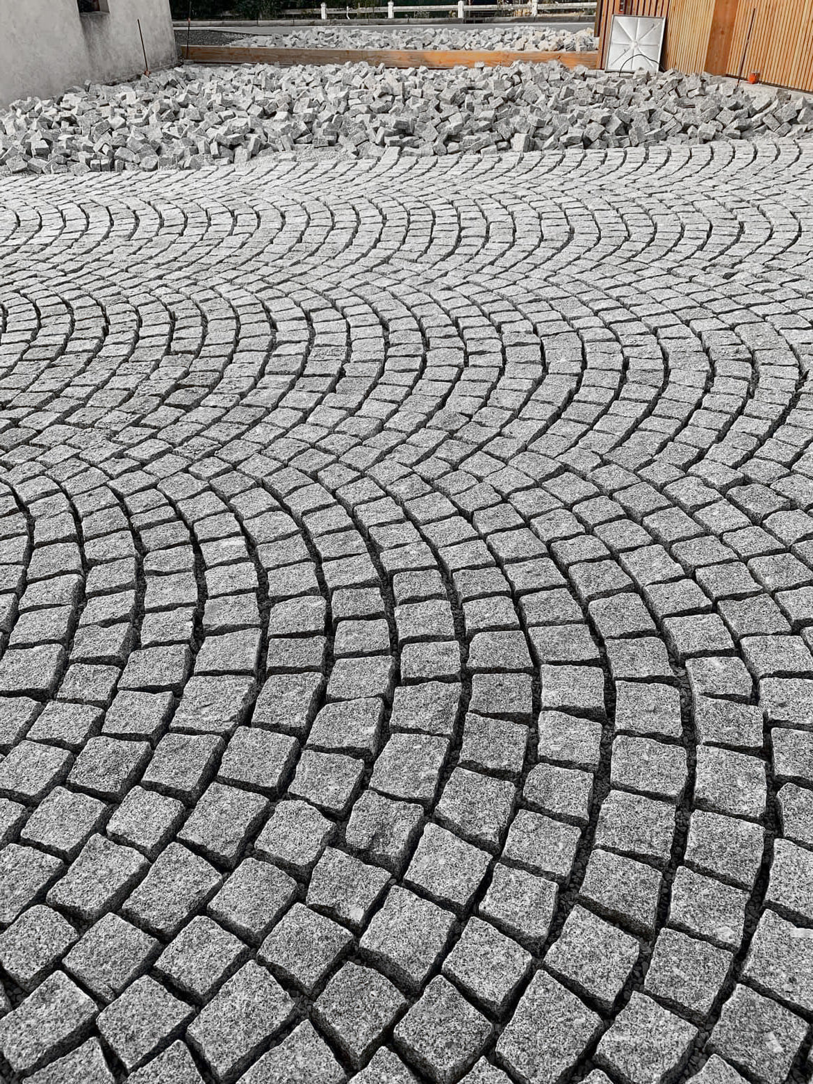 Pavé en granit SILVERSAND naturel Minéral pierre naturelle