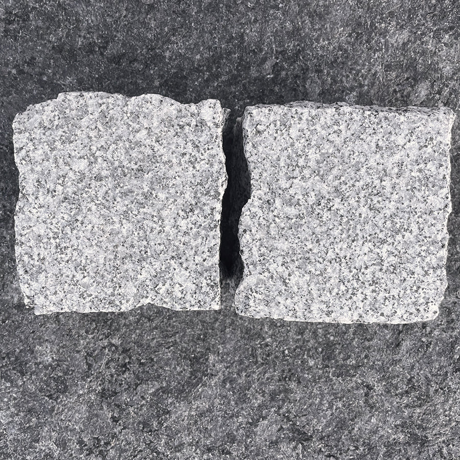 Pflaster Granit SILVERSAND geflammt