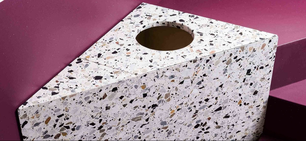 Boddenplatte Terrazzo GRIGIO GROB