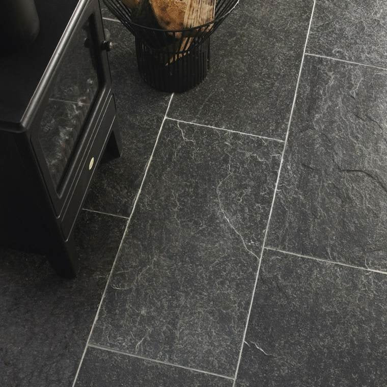 Bodenplatte QUARTZITE TITANE