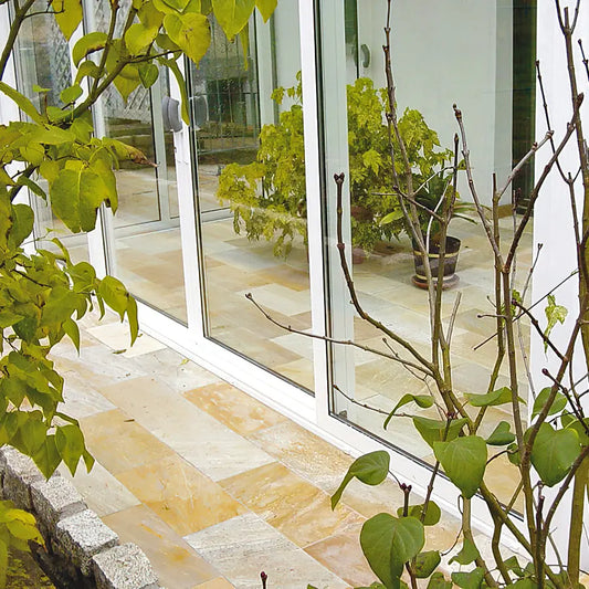 Dallage rectangulaire en QUARTZITE NOBLE - Minéral Pierre Naturelle