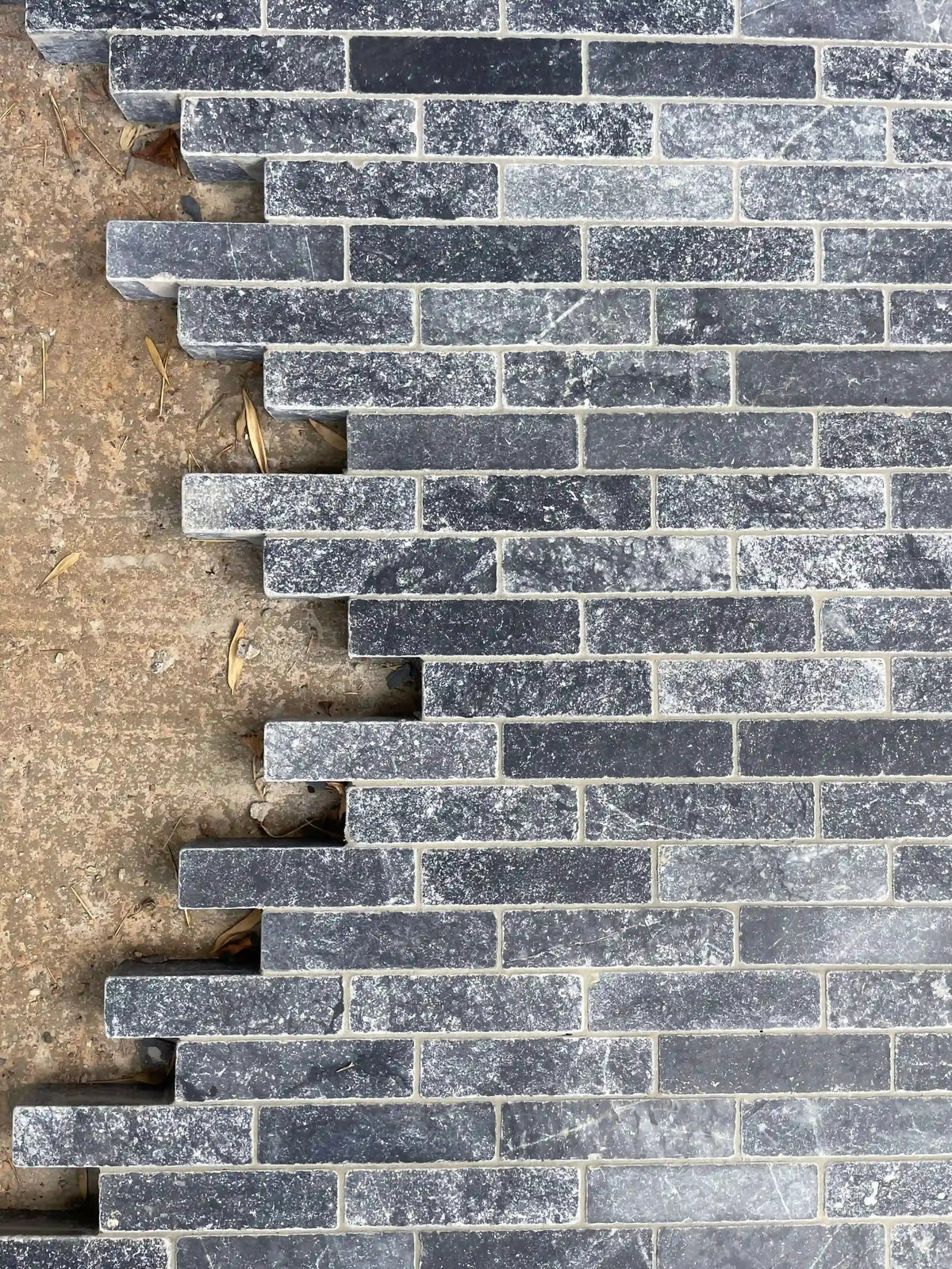 Pavé briquette en Pierre Bleue OCEAN BLUE Minéral pierre naturelle