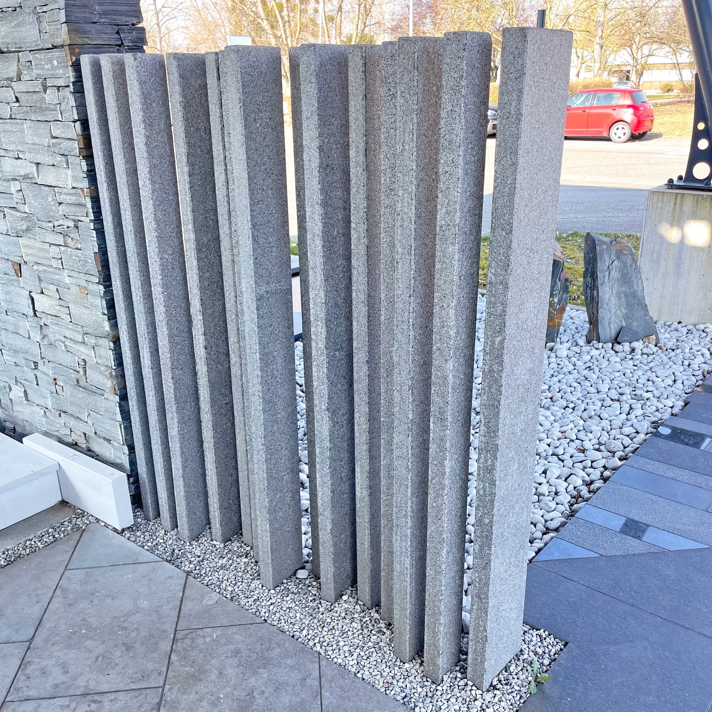 Palisade Granit KURU DARK geflammt