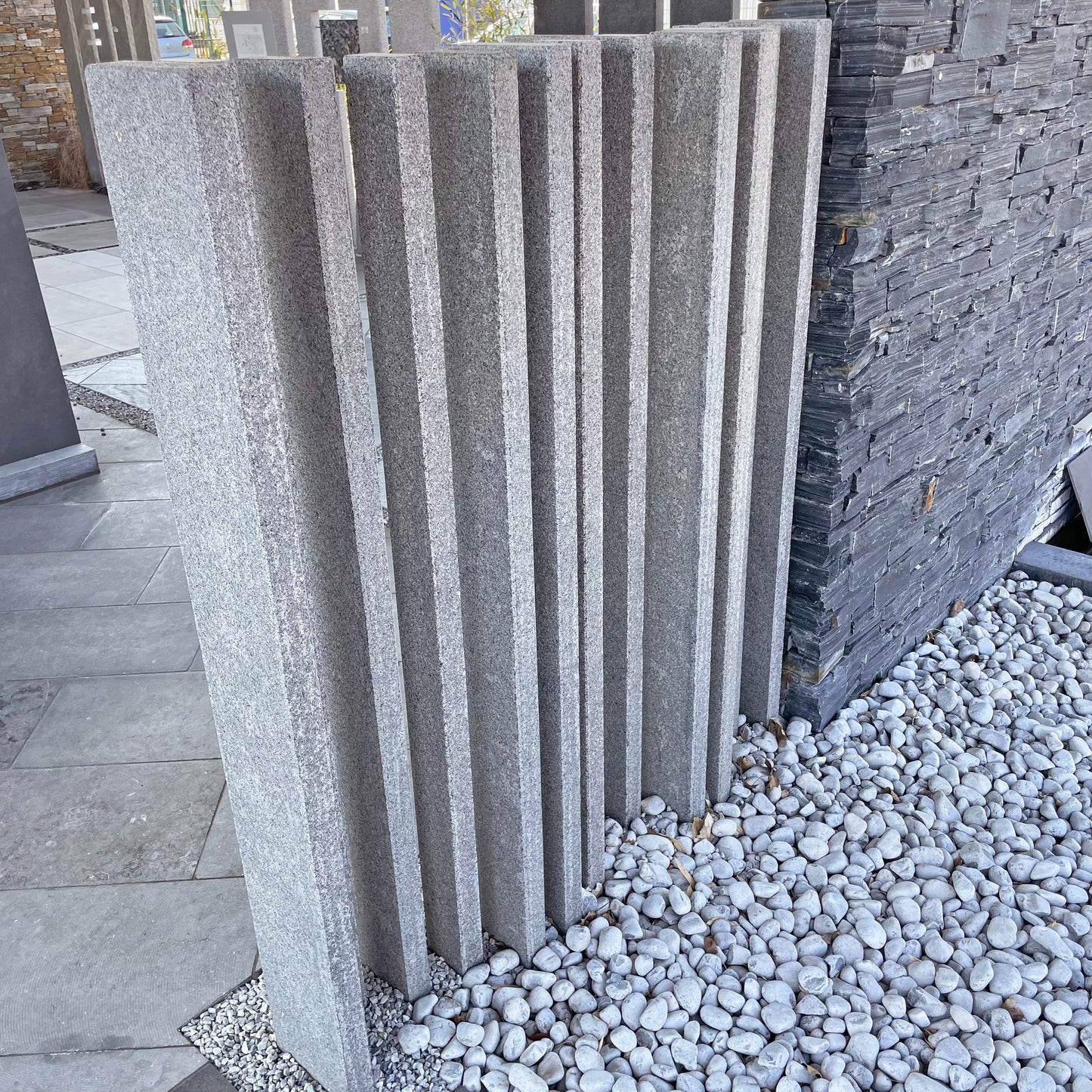 Palisade Granit KURU DARK geflammt