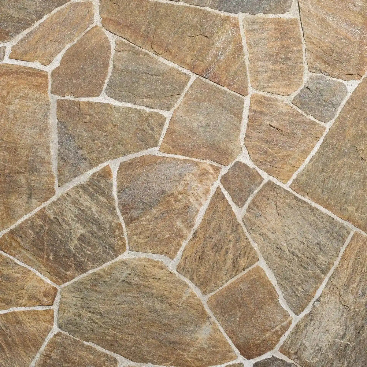 Opus Incertum en GNEISS BEIGE Minéral pierre naturelle