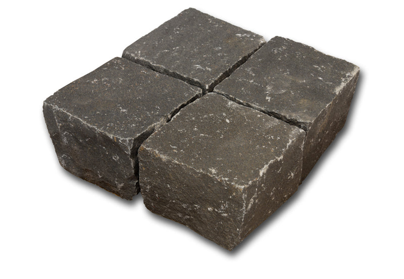Pflaster BASALT SUPER BLACK gespalten