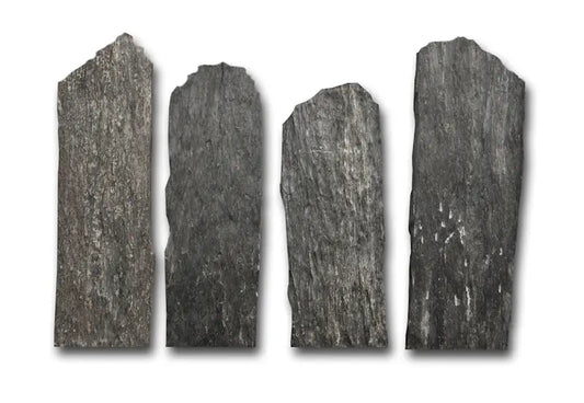 Brise vue en schiste BLACK SLATE AZUL bords bruts - Minéral Pierre Naturelle