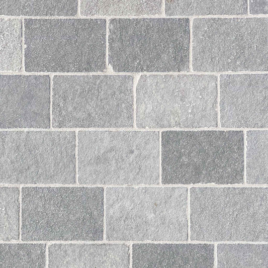 Pavé en pierre calcaire LIMA GRIS - Minéral Pierre Naturelle