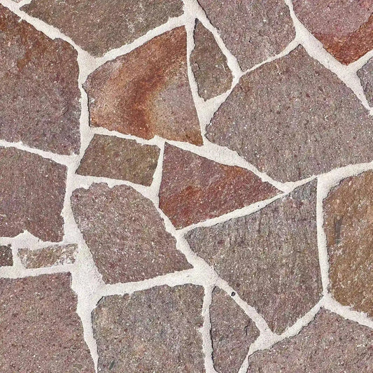 Opus Incertum intérieur en PORPHYRE Minéral pierre naturelle