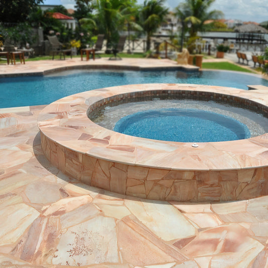 Polygonalplatte QUARTZITE CORAL PINK
