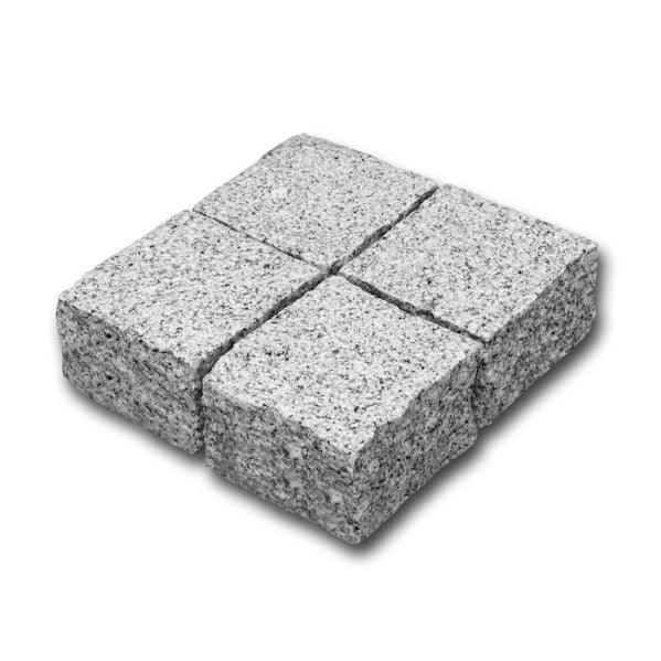Pflaster Granit SILVERSAND geflammt