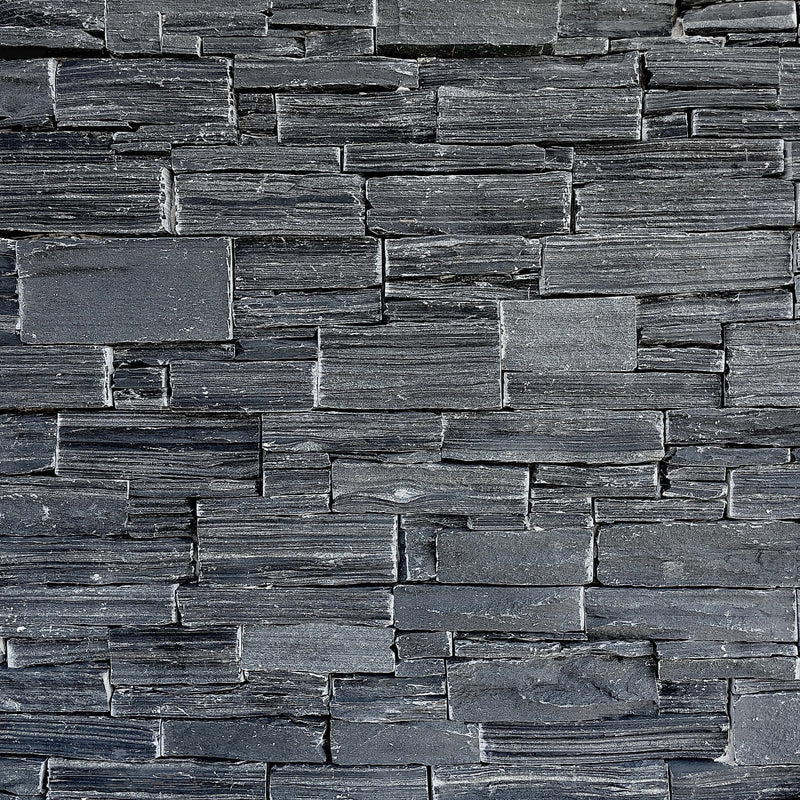 Verblendstein Schiefer - Préassemblé + Angles - Minéral Naturstein