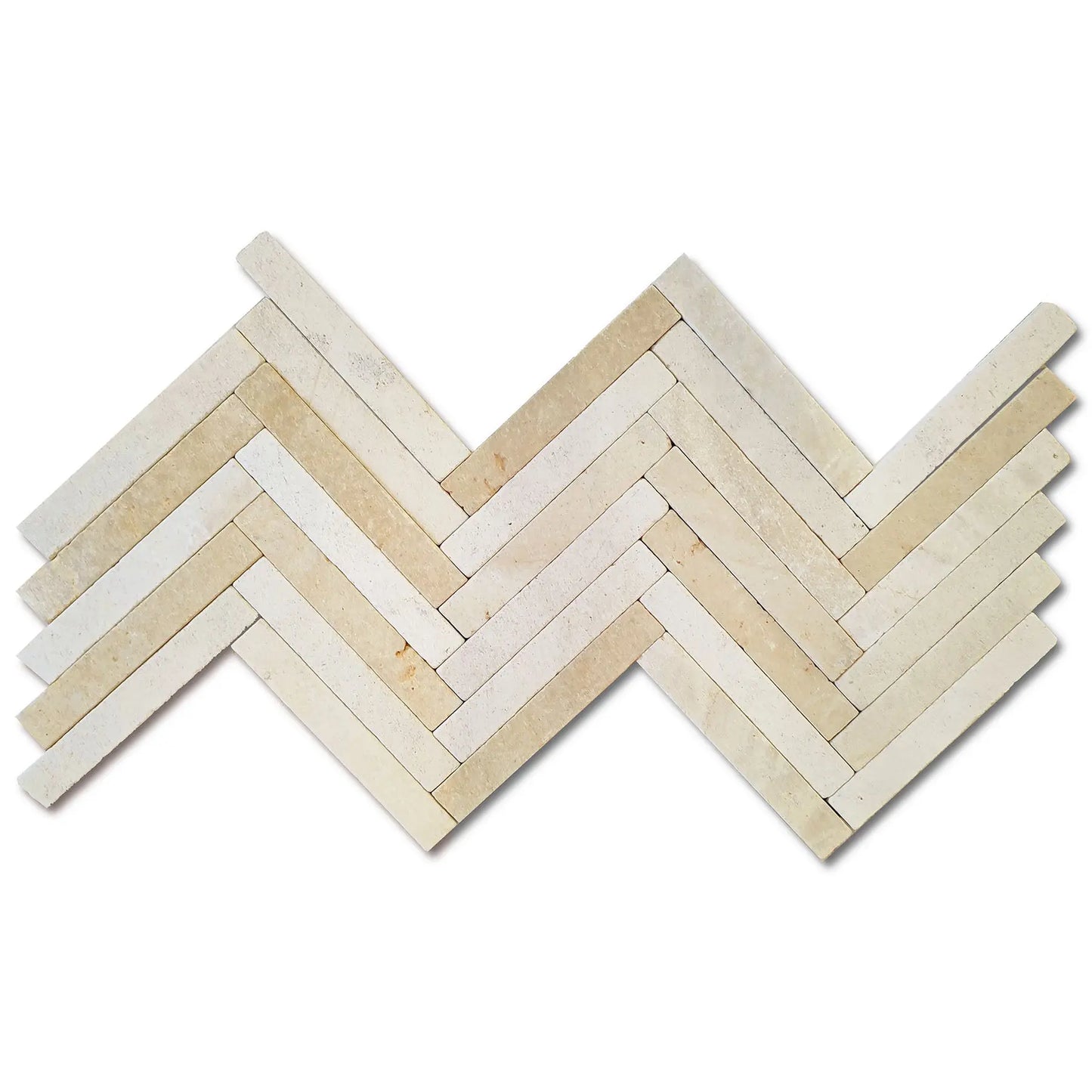 Dallage chevron en pierre calcaire ANTICA Minéral pierre naturelle