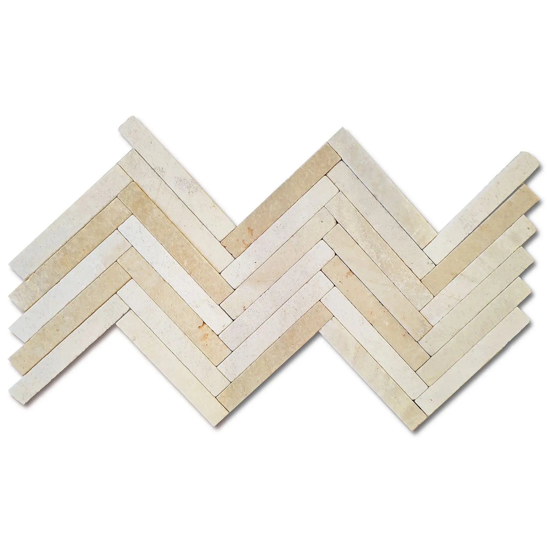 Dallage chevron en pierre calcaire ANTICA Minéral pierre naturelle