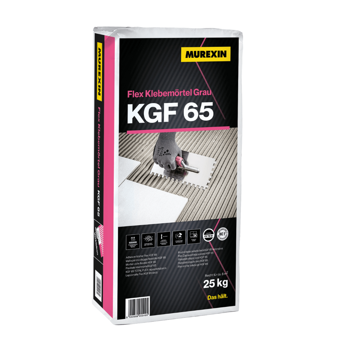 Flex Klebmörtel Grau - MUREXIN KGF 65 (25 kg)