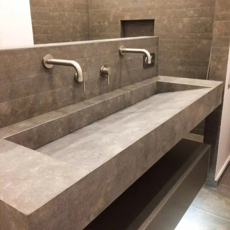 Calcaire GRIS DES PYRÉNÉES brossé Minéral pierre naturelle