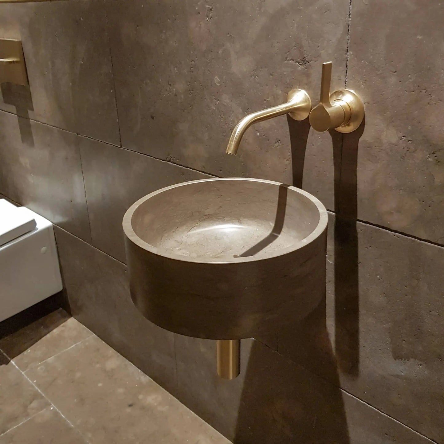 Calcaire GRIS DES PYRÉNÉES brossé Minéral pierre naturelle