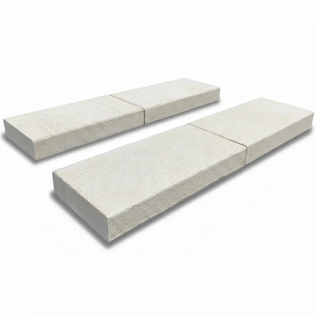 Mauerabdeckungen Kalkstein ALMENDRA - Épaisseur 8 cm Minéral Naturstein