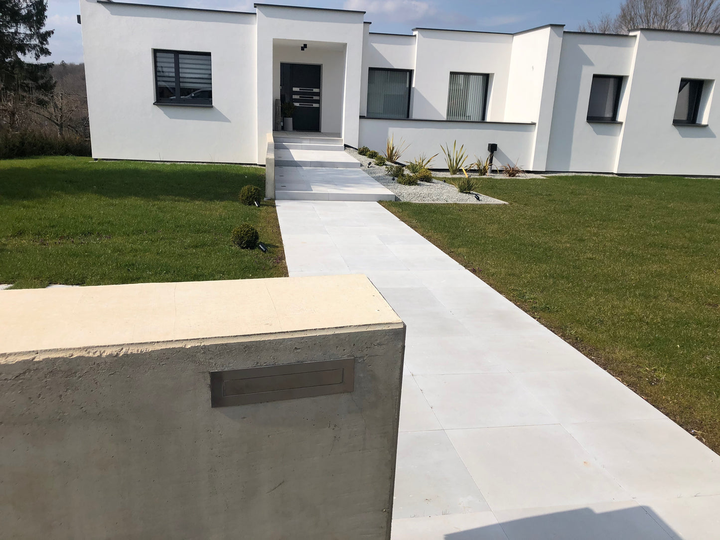 Bodenplatte Kalkstein LUNA GREY