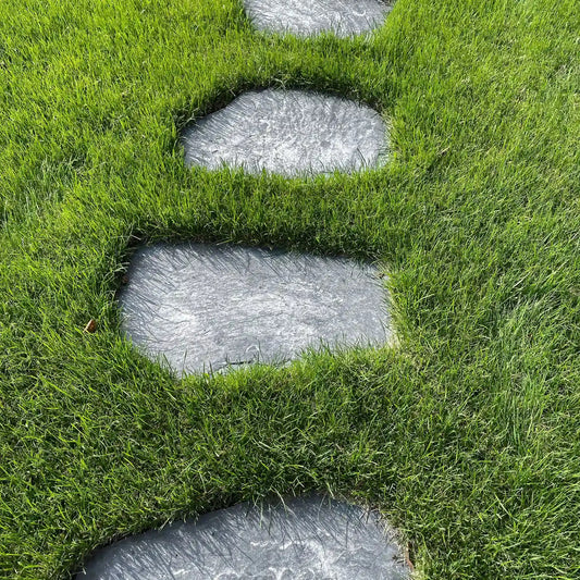 Unregelmäßige japanische Stufe in Schiefer