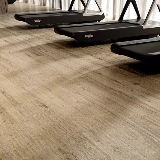 Grès cérame effet bois HAZELNUT RAW Minéral pierre naturelle