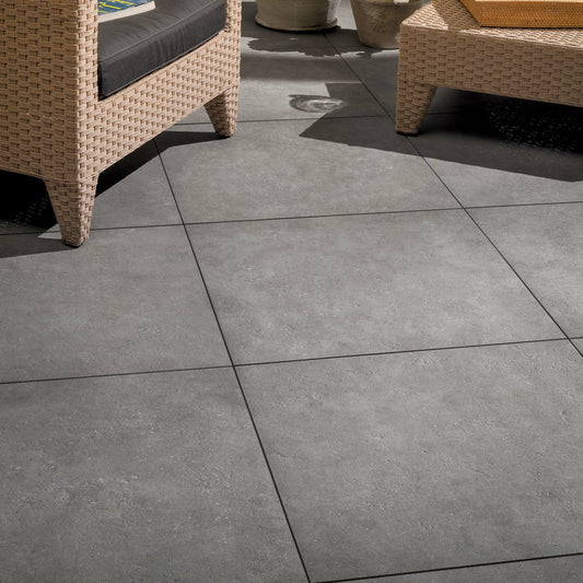 Grès cérame effet béton TWENTY CLOUD - Minéral Pierre Naturelle