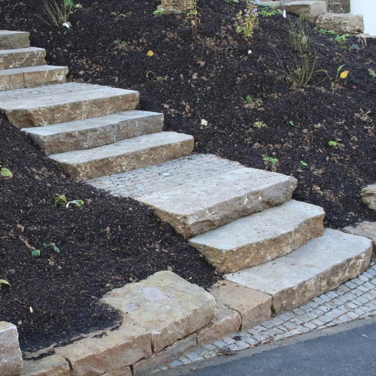 Marche bloc en pierre calcaire KIRCHHEIMER Minéral pierre naturelle