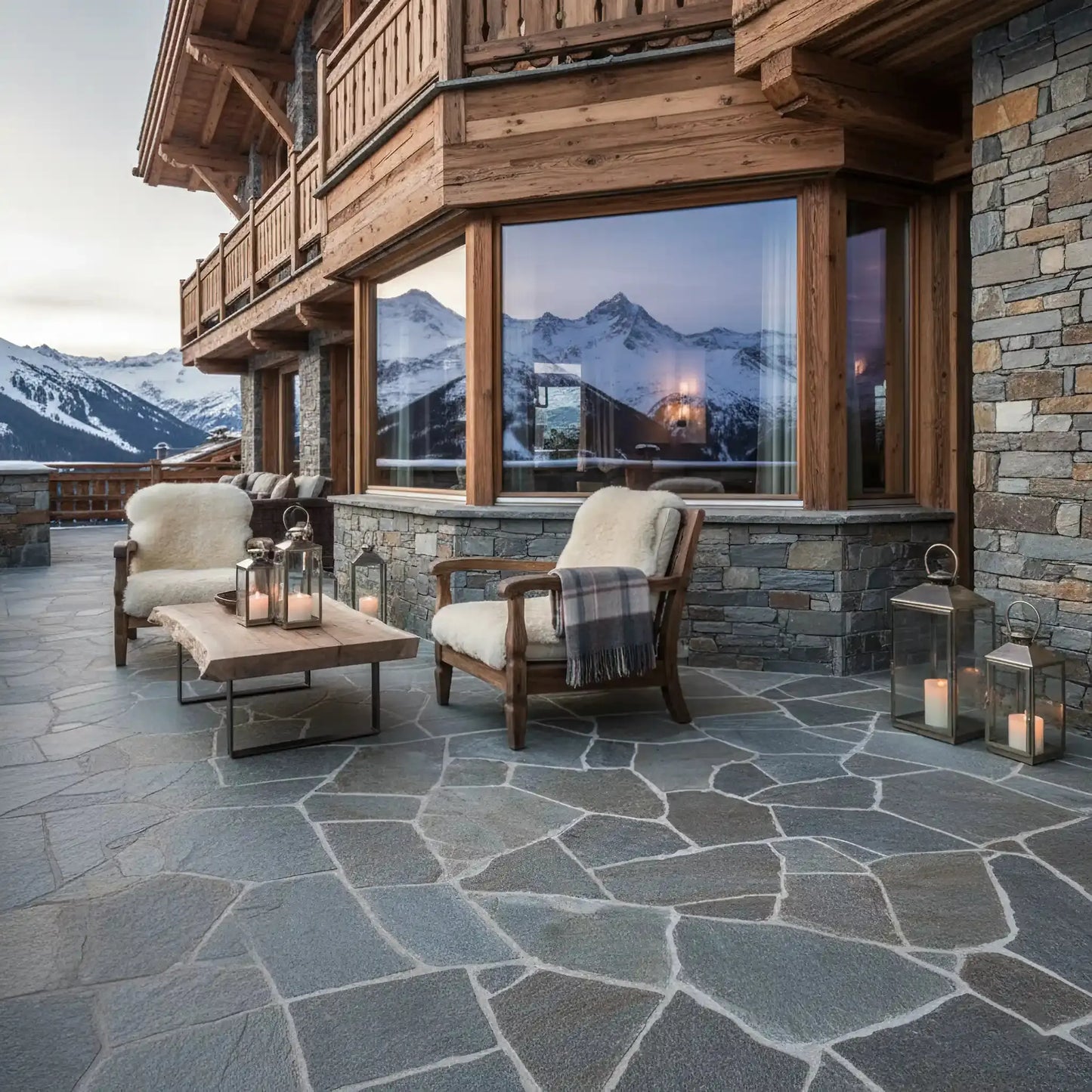 Polygonalplatte QUARTZITE LUZERNE