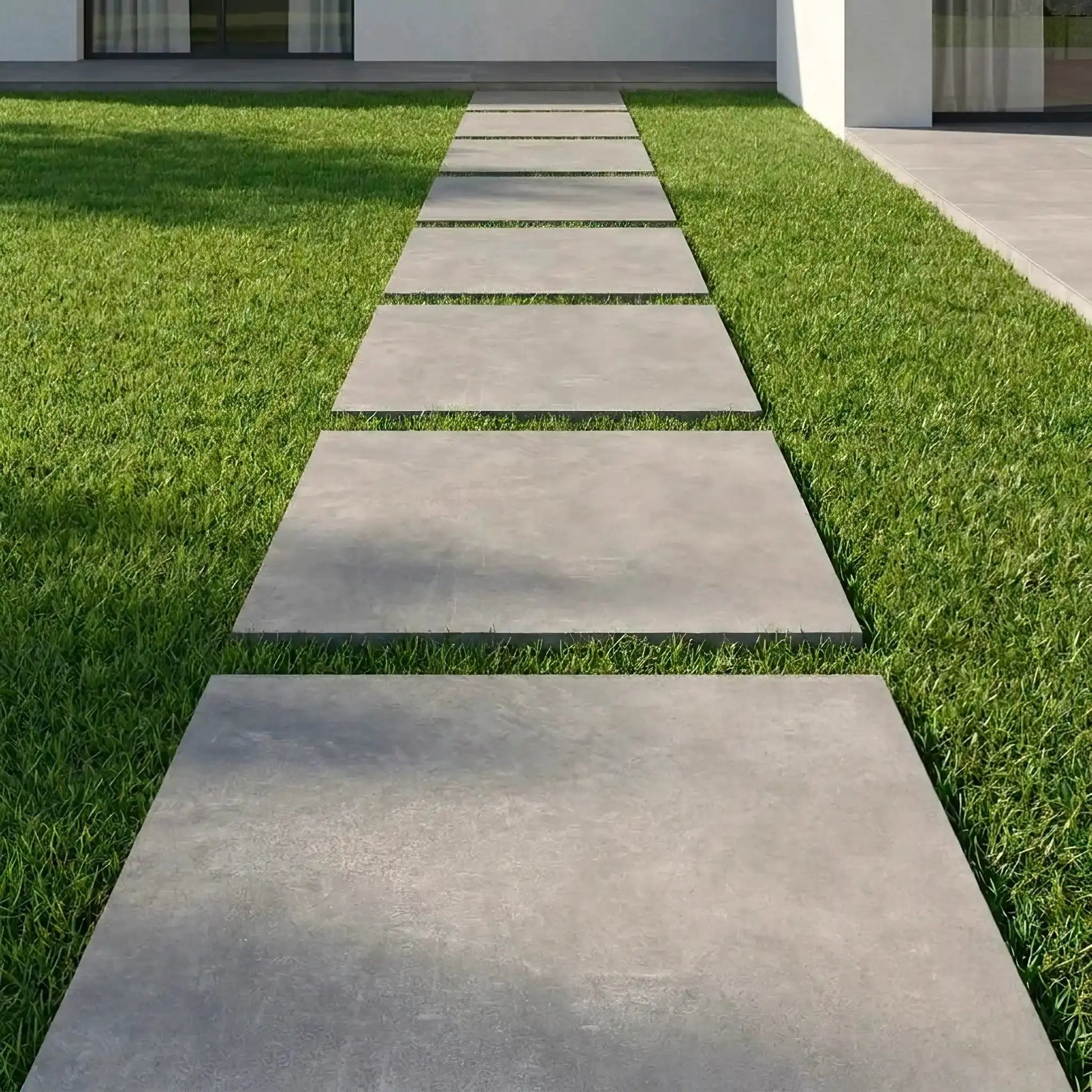 Pas japonais en grès cérame effet pierre IDEAL Minéral pierre naturelle