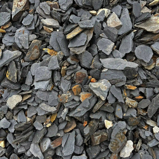 Mulch aus rostfarbenem Schiefer – Minéral Naturstein