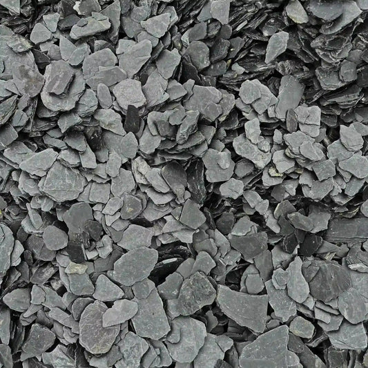 Paillage d'ARDOISE NOIRE - 10/50 mm Minéral pierre naturelle