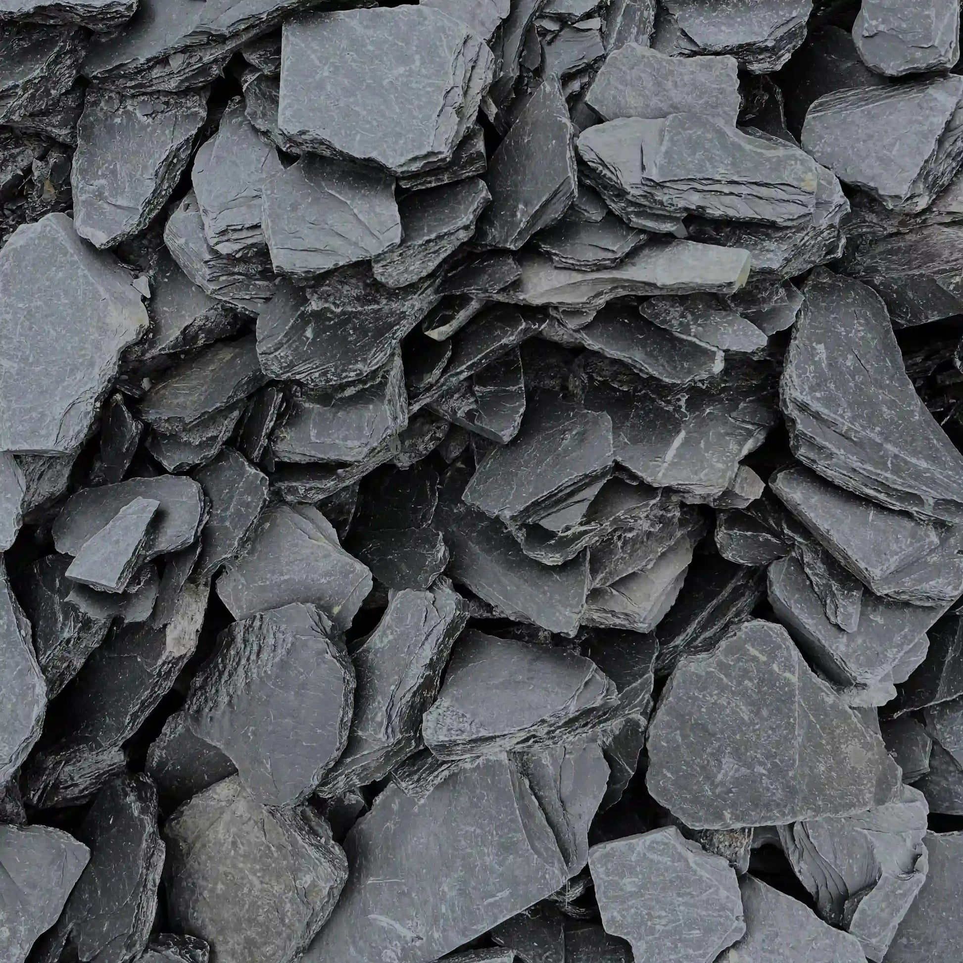 Paillage d'ARDOISE NOIRE Minéral pierre naturelle