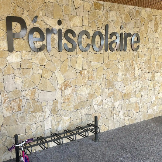 Pierre de parement calcaire beige ROCKFACE pour mur extérieur/intérieur